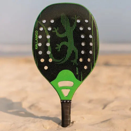 Paleta Beach Tennis Playa Fibra De Carbono 3k Kallango® Negro