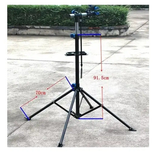 Soporte Para Reparación Y Limpieza De Bicicleta  Negro