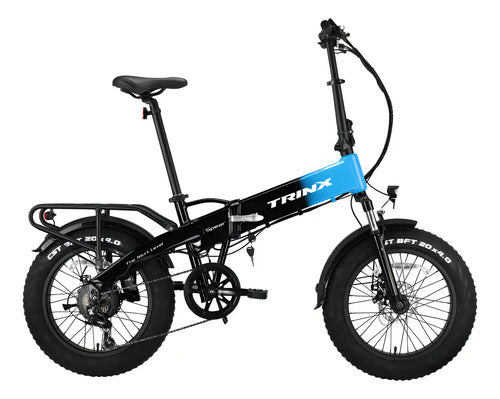Bicicleta Eléctrica Trinx Spear Plegable Color Azul