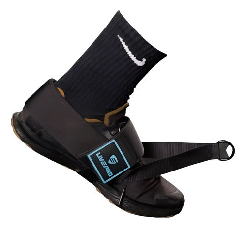 Tobillera Para Polea Máquina Gym Livepro Negro