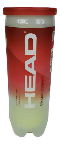 Tubo X3 Pelotas Head Championship Tenis Padel Mmsports Amarillo