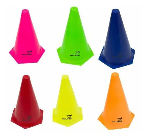 Cono Profesional 24cm Entrenamiento Futbol Rollers Kallango Amarillo