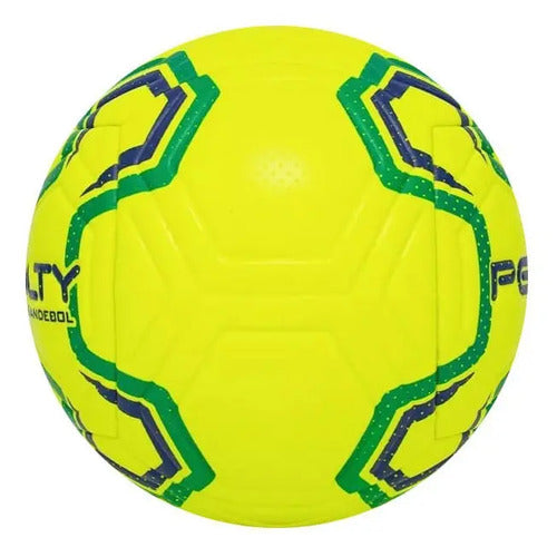 Pelota De Handball Penalty H1l Ultra Fusion Color Amarillo/verde
