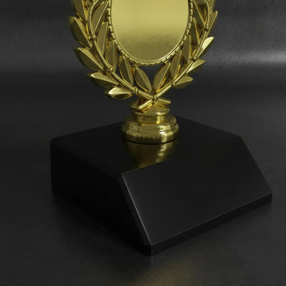 Copa Mini Laureles Trofeo Pequeño Decorativo Reconocimiento Dorado