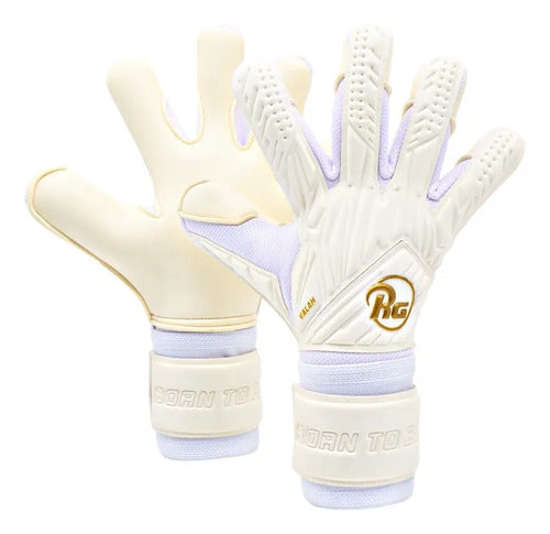 Guante Arquero Rg Profesional Valah 25 Mmsports Blanco 8
