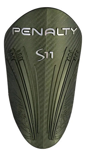 Canillera Penalty Futbol/hockey Profesional Con Media Adulto 01 Verde