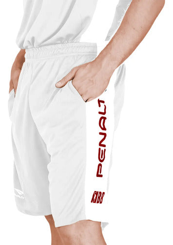 Short Básquetbol Penalty 3x3 Pro Hombre Dry One Blanco M