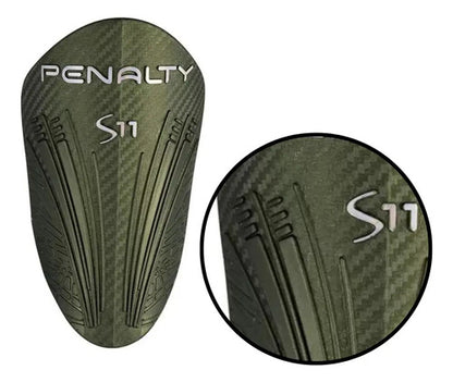 Canillera Penalty Futbol/hockey Profesional Con Media Adulto 01 Verde