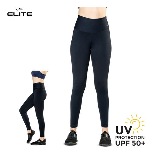 Calza Larga Suplex  Elite Brasil Con Filtro Uv +50 Faja Alta