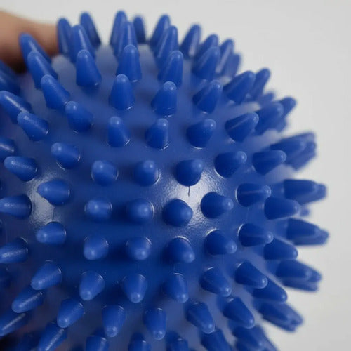 Pelota Ejercitadora Con Pinchos 17 Cm Pack X5 Masaje Surtido