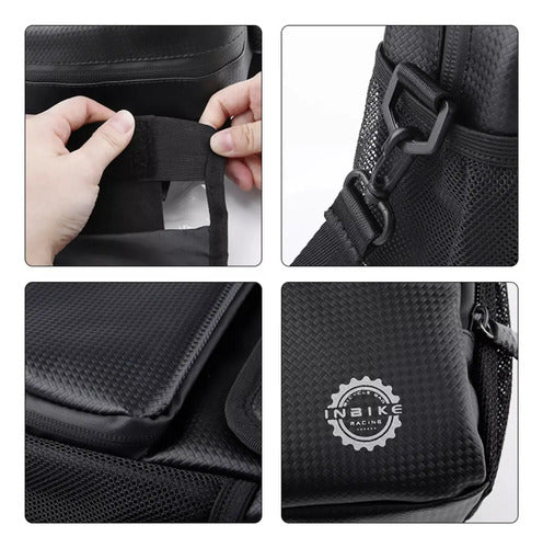 Bolso Bicicleta Impermeable Pantalla Tactil Delantero-inbike Negro