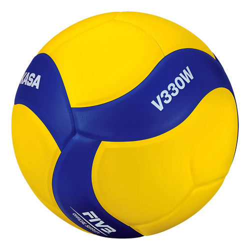 Pelota Volleyball Profesional 18 Paneles - Mikasa Amarillo
