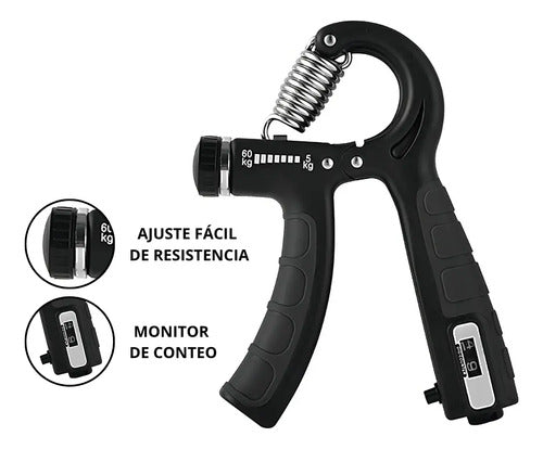 Hand Grip Ejercitador De Manos - K'nex Negro