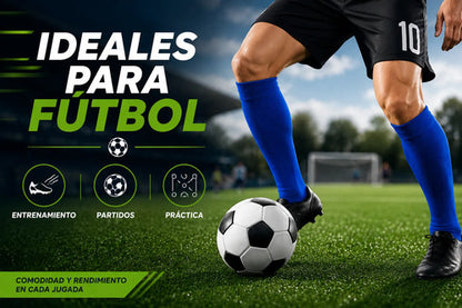 Pack X10 Pares Medias Fútbol Sin Pie Colores Surtidos Surtido Unico
