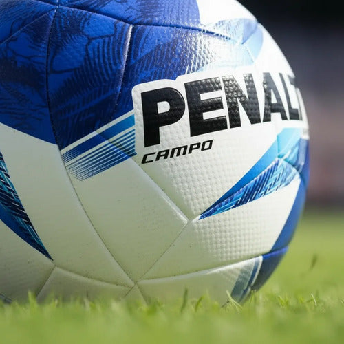 Pelota De Futbol Penalty Campo Bravo N5 Mmsports Azul/blanco