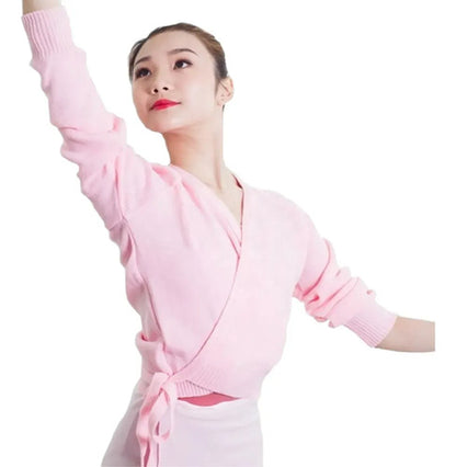 Saco Suéter De Ballet Baile Cruzado Abrigo Niña Mmsports