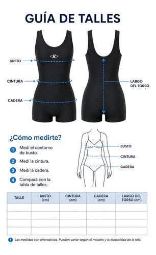 Malla Dama Natación Enterito Dama Mmsports Negro Lisa M