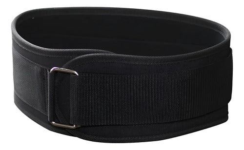 Cinturón De Levantamiento Pesas Ajustable Sentadillas Rhino Negro L