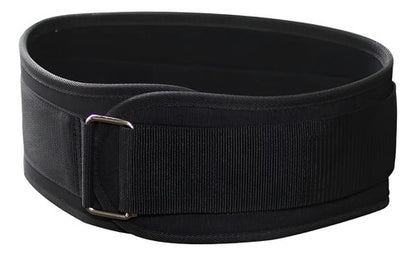 Cinturón De Levantamiento Pesas Ajustable Sentadillas Rhino Negro L
