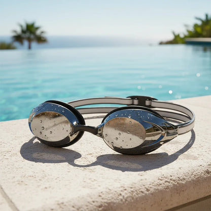 Lente Natación Espejado Speedo 3.0 Vanquisher Mirrored Mm Negro