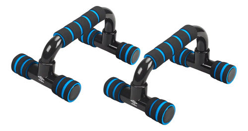 Push Up X2 Barra Fija Flexiones Fitness Entrenamiento Umbro Azul