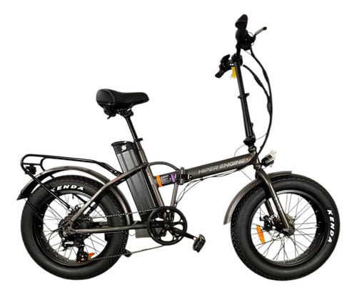 Bicicleta Eléctrica Hiper Engine R20 48v 750w Titan Pro Gris Oscuro 17