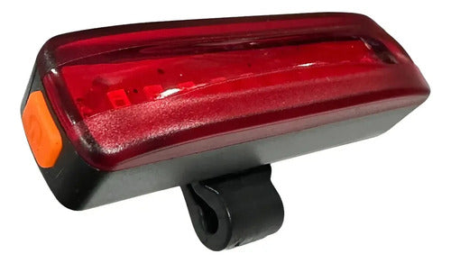 Luz Trasera Led Usb 6 Posiciones Negro/rojo Negro/rojo