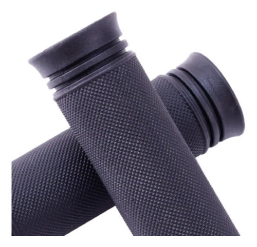Puño Grip Mango Bicicleta Antideslizante 100mm Negro