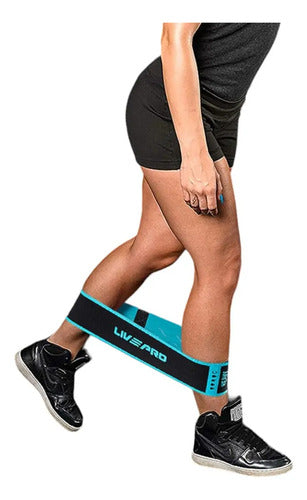 Miniband En Tela L Ajustable Ergonómico Profesional 92cm Turquesa