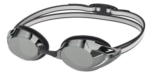 Lente Natación Espejado Speedo 3.0 Vanquisher Mirrored Mm Negro