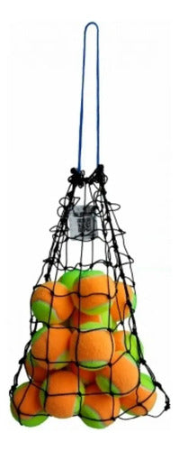 Bolsa Tennis Para 20 Pelotas Beach Tenis Playa Gismar Negro
