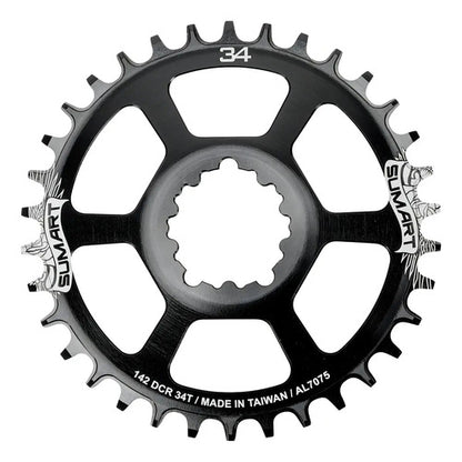 Monoplato Bicicleta 148mm 12 Velocidades Dcr148-34t Sumart Color Negro