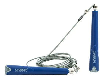 Cuerda Entrenamiento Saltar Linga Acero - Livepro Azul