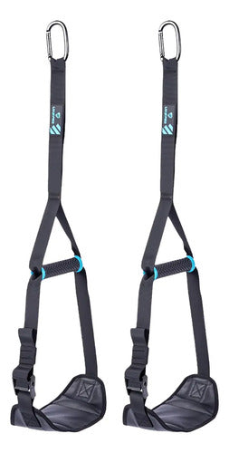 Ab Strap Colgante Abdominales Agarre Gym Pro - Livepro Negro