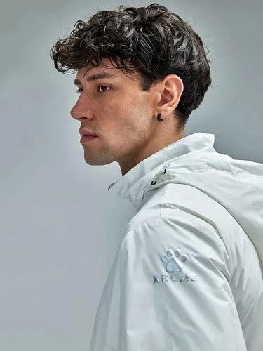 Campera De Lluvia Deportiva Kelme C/capucha Y Cierres M&m