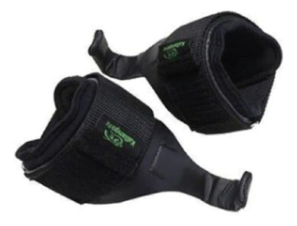 Gancho Poder Agarre Profesional Muñequera Strap Kallango Negro