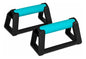 Par Barras Push Up Calistenia Fitness Antideslizantes Pro Turquesa