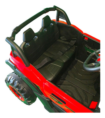 Auto Eléctrico Infantil Buggy 12v 2 Motores Bluetooth Luces Multicolor