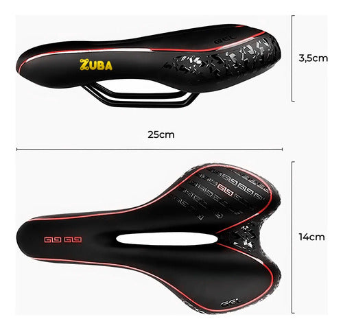 Asiento Bicicleta Mtb Comodo Az-066 Zuba