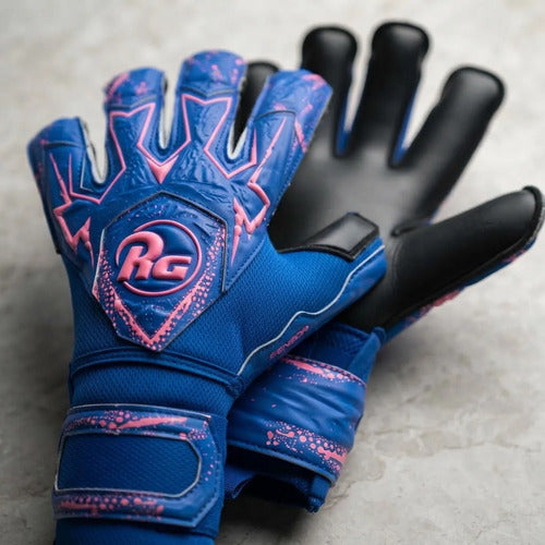 Guante Arquero Rg Profesional Snaga Galaxy 27 Mmsports Azul 10