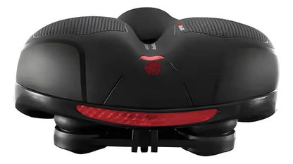Asiento Bicicleta Urbano Cómodo - Zuba Negro 25 Cm 20 Cm