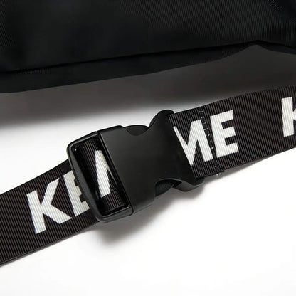 Banano Riñonera Negro Kelme Diseño De La Tela Liso