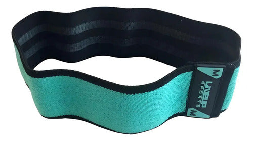 Hip Band Tela M Glúteos Bandas Látex Goma Ajustable Verde Claro