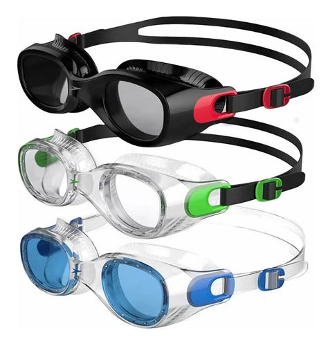 Lente Speedo Natacion Piscina Adulto Futura Classic Color Azul (951)