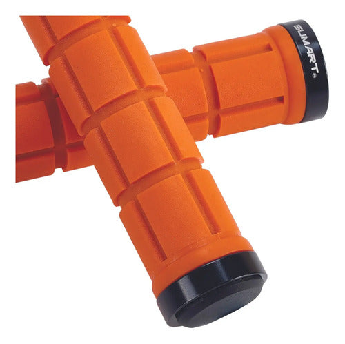 Puño Grip Mango Bicicleta Antideslizante 132mm Dual Lock