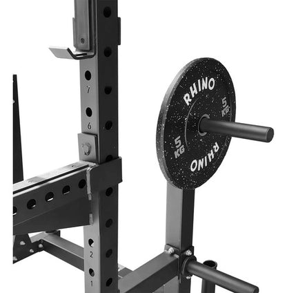Squat Racks Comercial Profesional - Rhino Negro