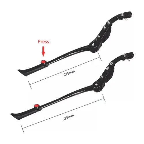 Pata De Apoyo Zuba Hs-z020 Para Bicicleta Rodado