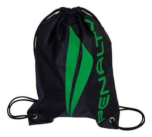 Gym Bag Penalty Porta Pelotas Negro Y Verde