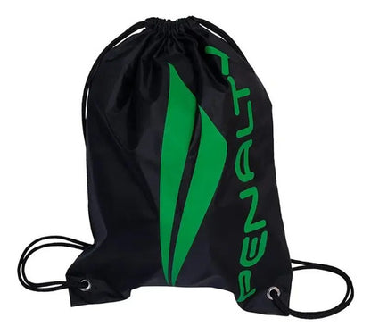 Gym Bag Penalty Porta Pelotas Negro Y Verde