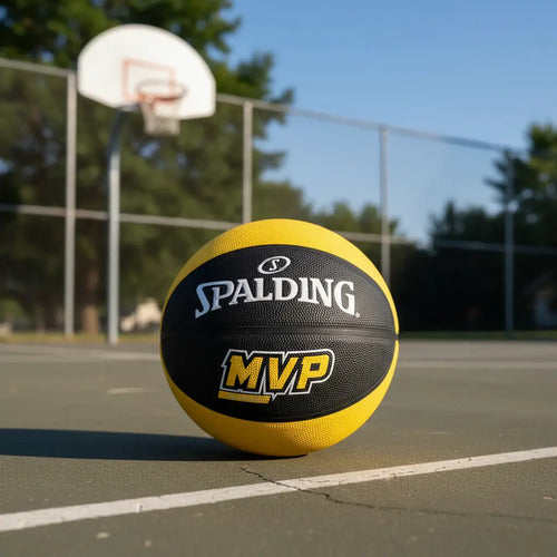 Pelota Basketball Mvp Spalding N°7 Negro